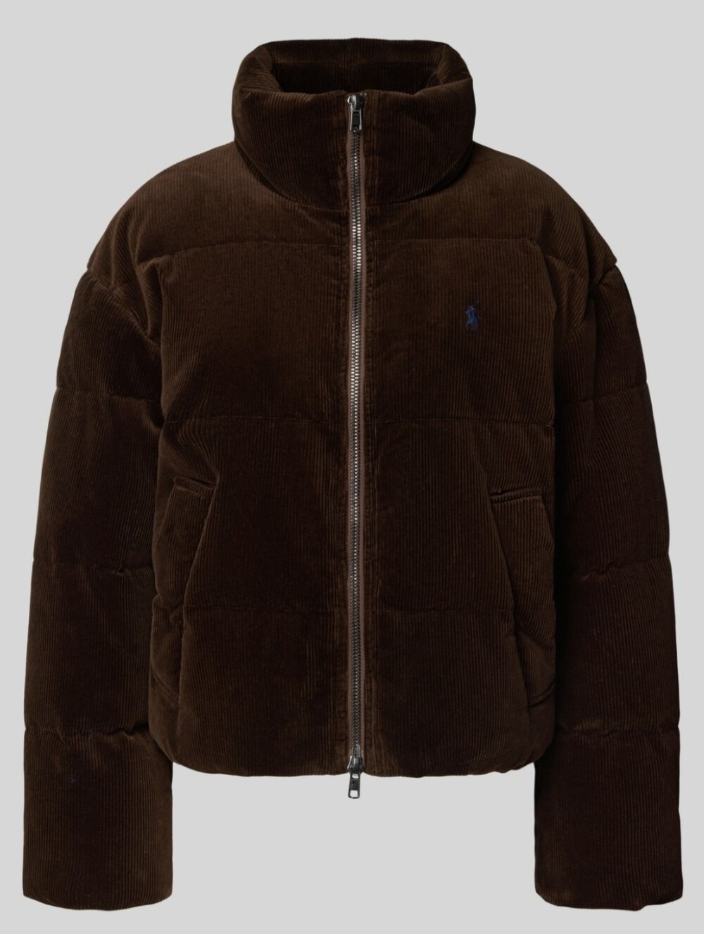 Polo Ralph Lauren Corduroy Down Puffer Jacket in Dark Brown Sz XL Retail $732
